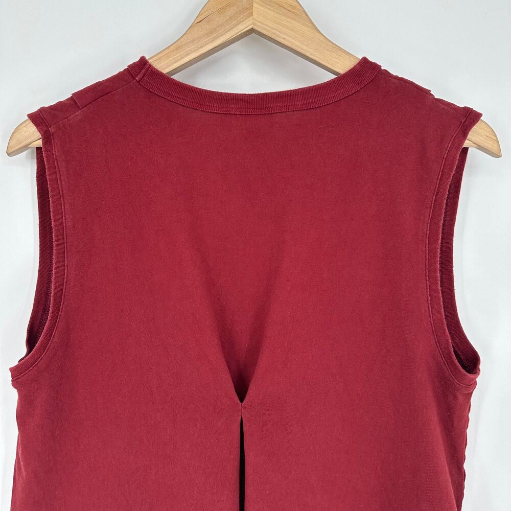 MOUSSY Vintage Graphic Print Muscle Tee Cropped Sleeveless Tank Top - Picture 6 of 11